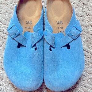 NEW Birkenstock Boston Sky Blue Clogs - EU 40-M7 - L9